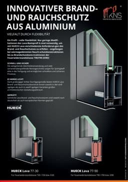 INNOVATIVER BRAND- UND RAUCHSCHUTZ AUS ALUMINIUM