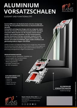 Aluminium - Vorsatzschalle